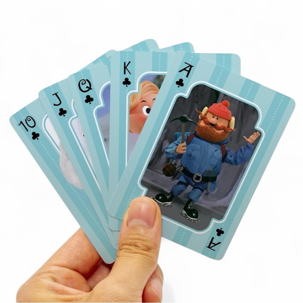 Rudolph The Red-Nosed Reindeer Christmas Retro Playing Cards - NWT - Picture 4 of 5